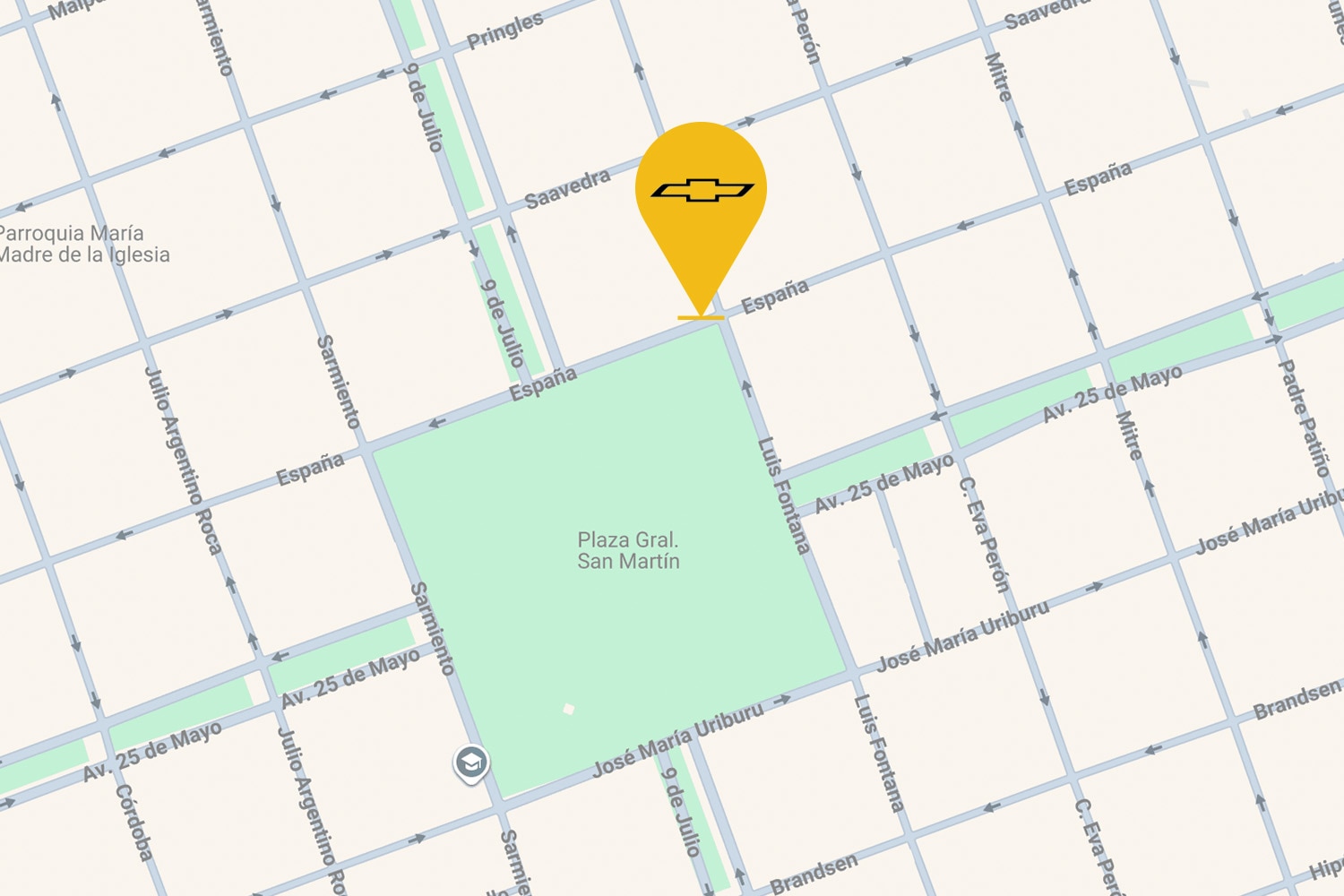 Sucursal FORMOSA, ubicaciones carplan argentina
