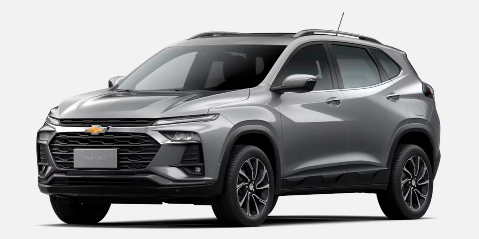 Vista lateral y frontal de la Chevrolet Tracker